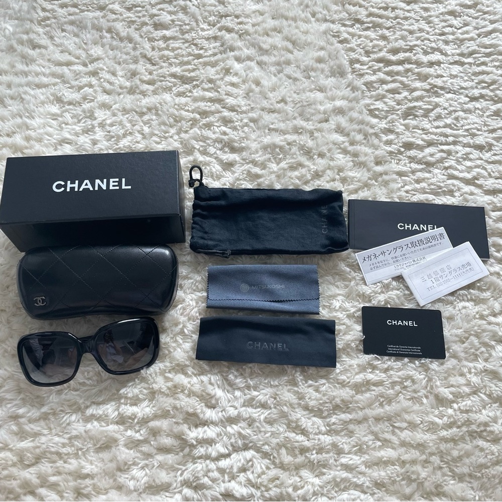 CHANEL ribbon sunglasses - Picture 9 of 12